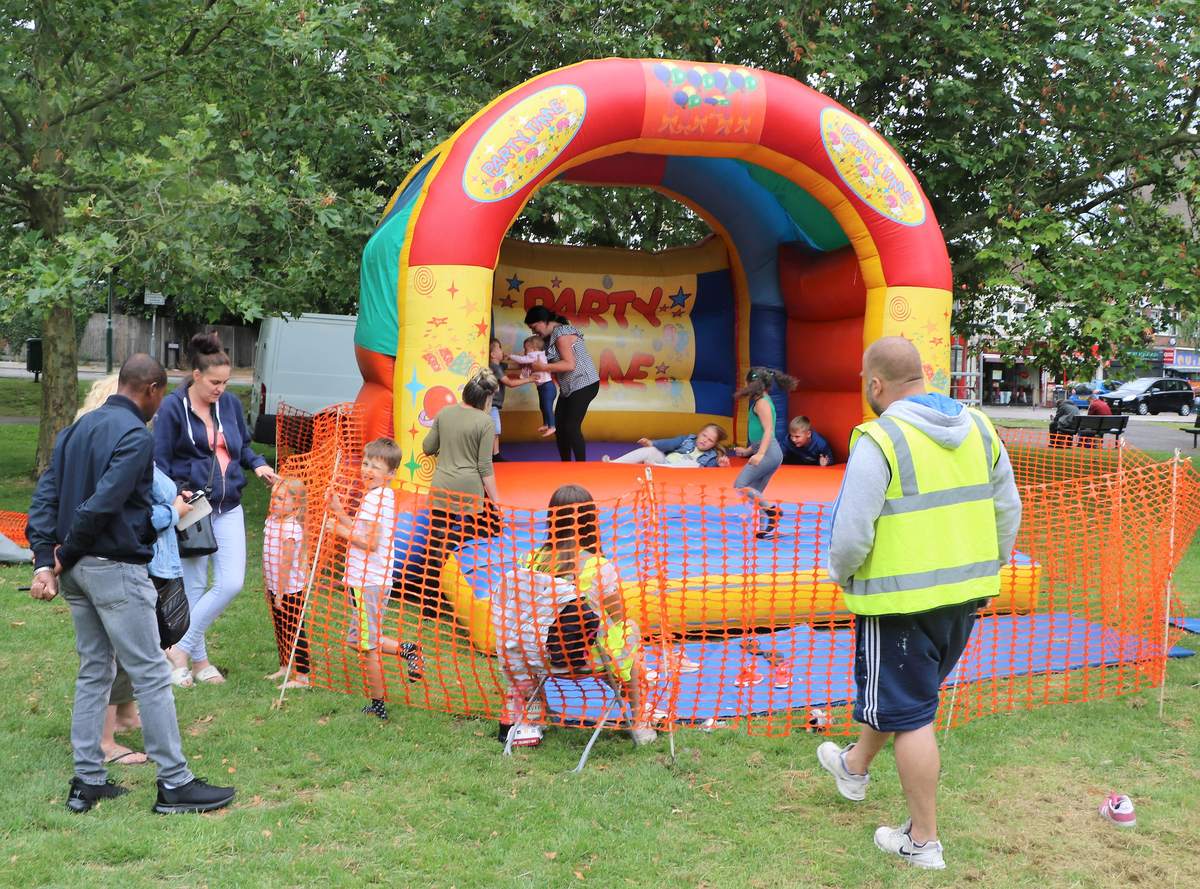 The bouncy castle